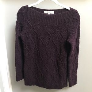 Ann Taylor boat neck sweater
